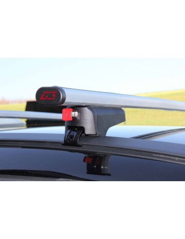 Clop G3 1100 mm + G368900 barres de toit en aluminium